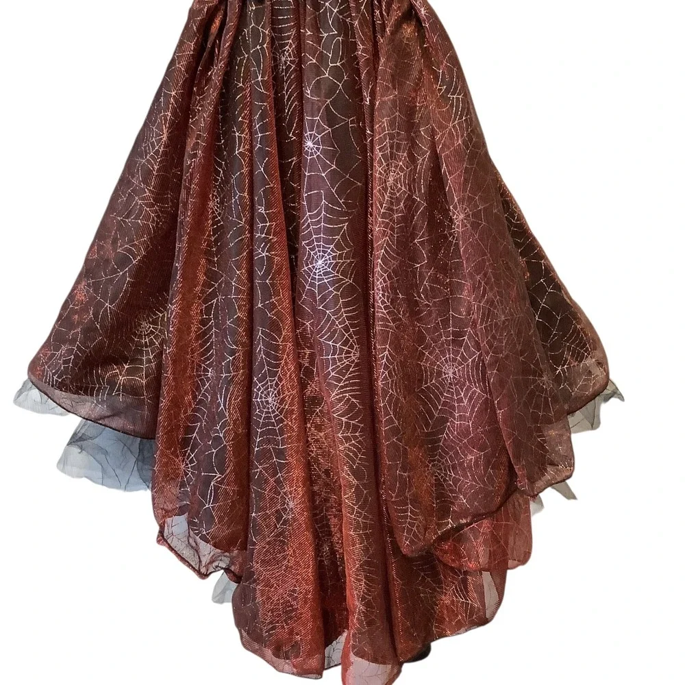 Princess Paradise Kids Spooky Widow Dress Halloween Costume Red Black Medium